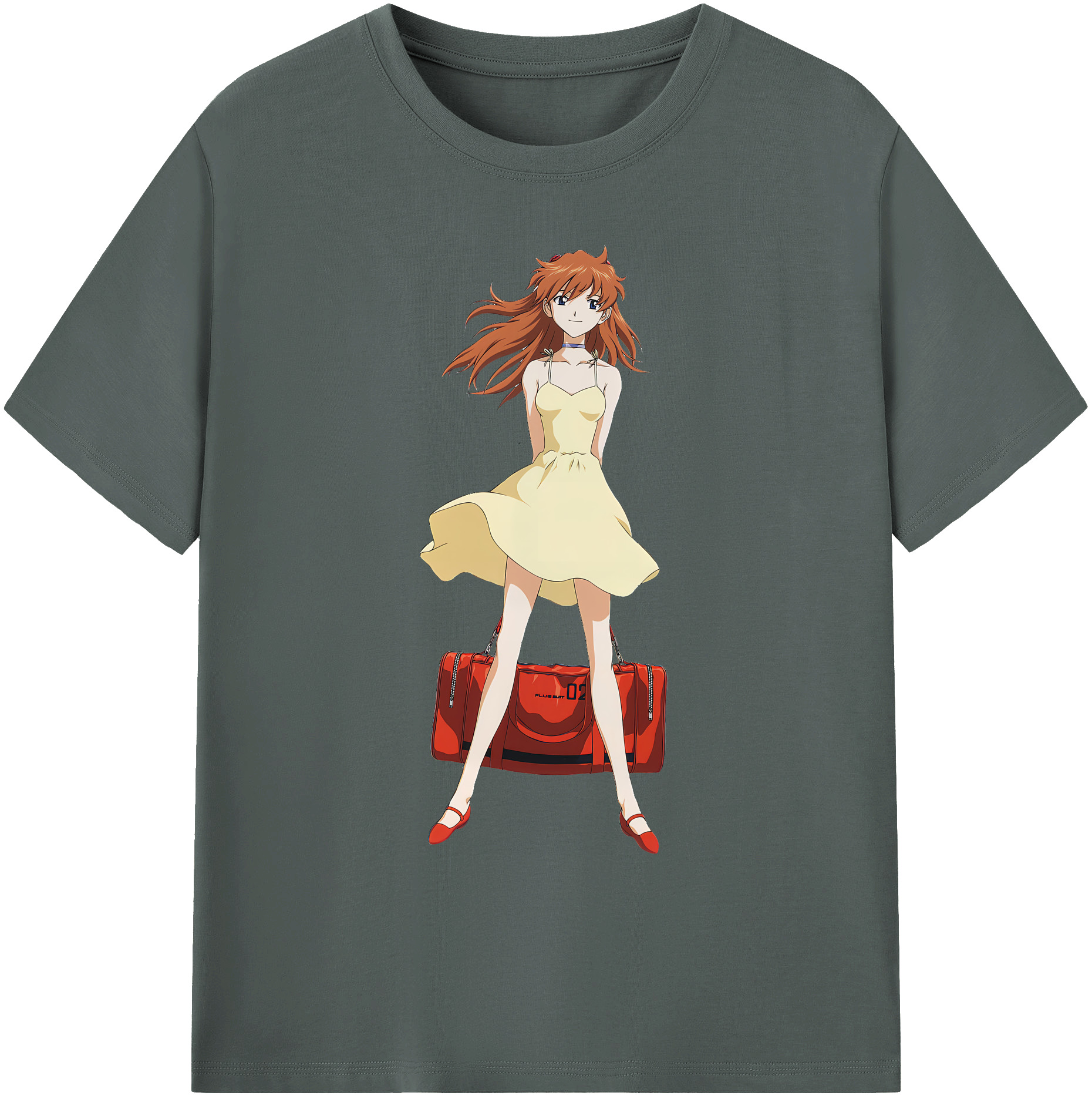 （画像用） EVA 新世紀エヴァンゲリオン 綿100％ メンズ半袖Tシャツ｜肌触りやわらか＆通気性